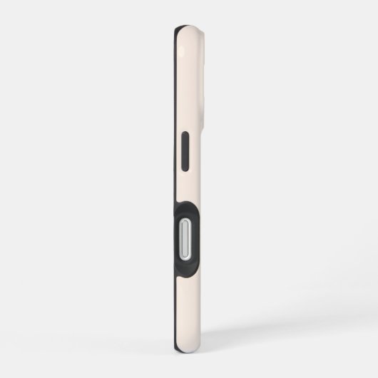 Minimalistisch modern monogram iPhone 16 hoesje (Rechterkant)