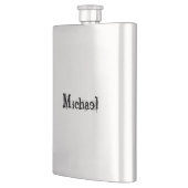 Minimalistisch modern monogram, zwarte grijs flacon (Links)