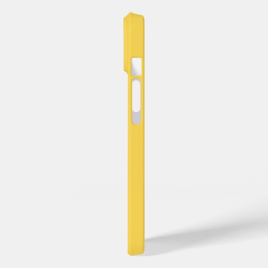 Minimalistisch modern mosterdgeel Case-Mate iPhone case (Achterkant / Links)