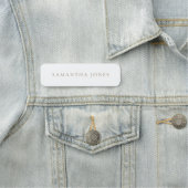 Minimalistisch Modern Naamplaatje (In situ)