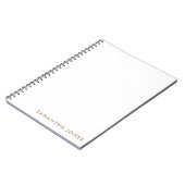 Minimalistisch Modern Notitieboek (Linkerzijde)