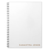 Minimalistisch Modern Notitieboek (Voorkant)