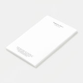 Minimalistisch modern professioneel creatief post-it® notes (Schuin)