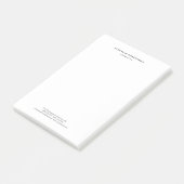 Minimalistisch modern professioneel creatief post-it® notes (Schuin)