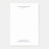 Minimalistisch modern professioneel creatief post-it® notes (Voorkant)