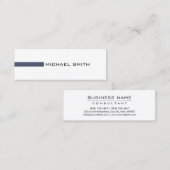 Minimalistisch modern professioneel onafhankelijk mini visitekaartje (Voorkant / Achterkant)