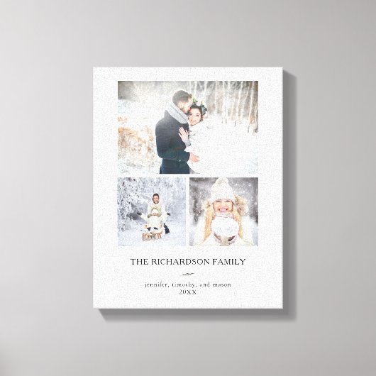 Minimalistisch modern raster | Drie foto's Canvas Afdruk (Voorkant)