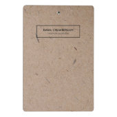 Minimalistisch modern ritueel papier mini klembord (Achterkant)