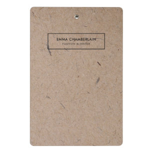 Minimalistisch modern ritueel papier mini klembord
