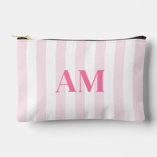 Minimalistisch Modern Roze Initiaal Monogram Etui (Voorkant)