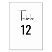 Minimalistisch modern script kalligrafie bruiloft kaart (Voorkant)