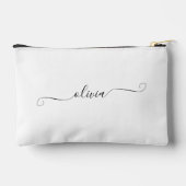 Minimalistisch Modern Script Naam toevoegen Gepers Etui (Achterkant)
