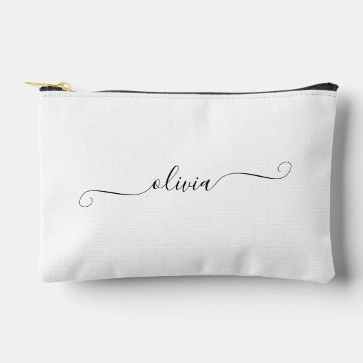 Minimalistisch Modern Script Naam toevoegen Gepers Etui (Voorkant)