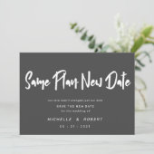 minimalistisch modern script twee foto's verandere kaart (Staand voorkant)