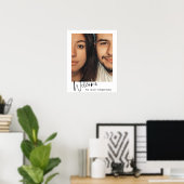 Minimalistisch modern script Welkom bij bruiloft Poster (Thuiskantoor)