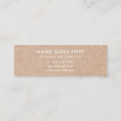 Minimalistisch modern Visitekaartje van de conserv (Achterkant)