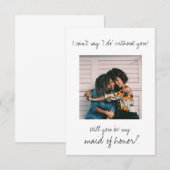 Minimalistisch modern Wees mijn dienstmeisje (Voorkant / Achterkant)