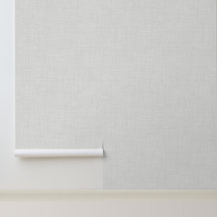 Minimalistisch modern wit linnen effect behang