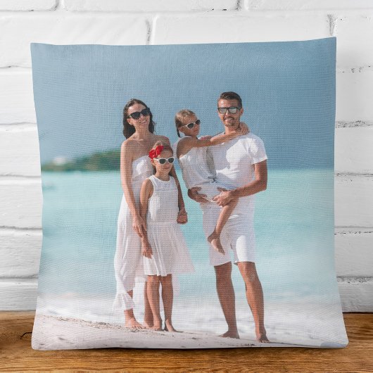 Minimalistisch modern zwart-wit monogram kussen