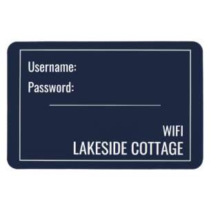 Minimalistisch moderne gevaccineerde werf Wifi Magneet