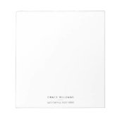 Minimalistisch Moderne Professionele Notitieblok (Voorkant)
