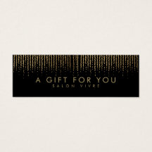 Minimalistisch moderne Salon Gift Kaart