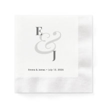 Minimalistisch monogram | Ampersand Wedding Cockta