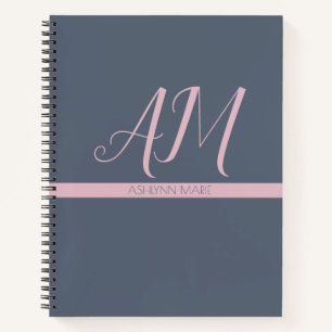 Minimalistisch Monogram Bullet Journal Notitieboek
