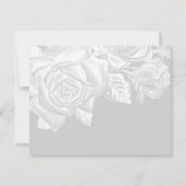 Minimalistisch monogram gepersonaliseerd briefpapi notitiekaartje (Achterkant)