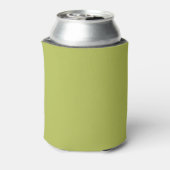 Minimalistisch monogram Limoen Chartreuse Weddensc Blikjeskoeler (Blikje Achterkant)