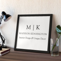 Minimalistisch Monogram of Logo Zakelijk