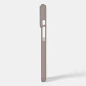 Minimalistisch Monogrammatisch Initiaal in Taupe B Case-Mate iPhone Case (Achterkant / Links)