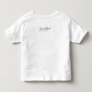 Minimalistisch Mooie Script Peuter T-Shirt, Eenvou Kinder Shirts