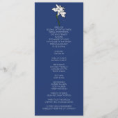 Minimalistisch Narcissus huwelijksprogramma Programma (Voorkant)