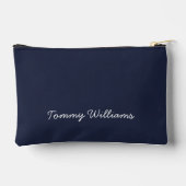 Minimalistisch Navy Blue Professional Eenvoudig Etui (Achterkant)