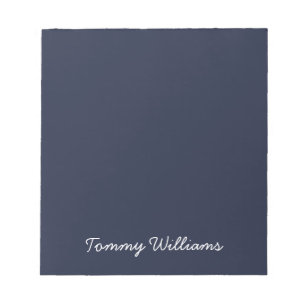 Minimalistisch Navy Blue Professional Eenvoudig Notitieblok