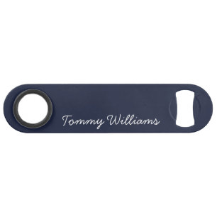 Minimalistisch Navy Blue Professional Eenvoudig Speed Flessenopener