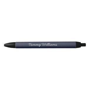 Minimalistisch Navy Blue Professional Eenvoudig Zwarte Inkt Pen