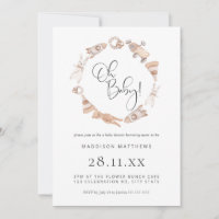 Minimalistisch neutraal Baby shower van houten spe