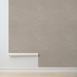 Minimalistisch neutraal beige patroon behang