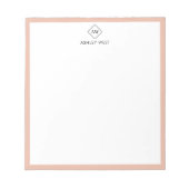 Minimalistisch Notitieblok voor persoonlijk banket (Voorkant)