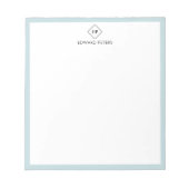 Minimalistisch Notitieblok voor persoonlijk banket (Voorkant)