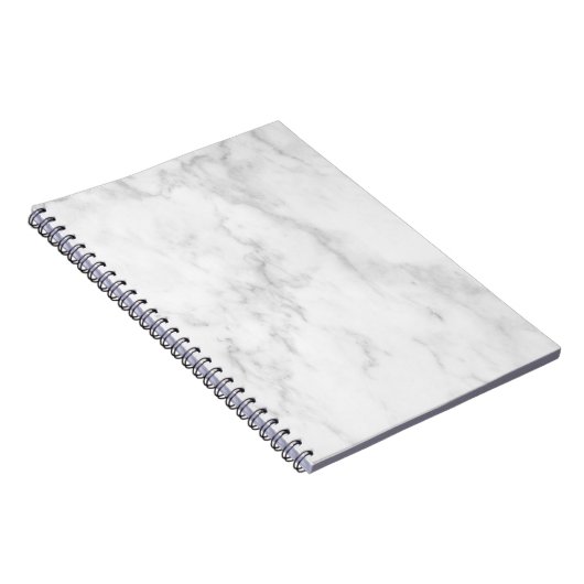 Minimalistisch Notitieboek met zwarte en witte mar (Rechterzijde)