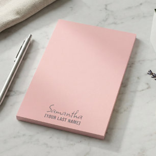 Minimalistisch Notitieboek voor Vrouwen Roze Bei Post-it® Notes