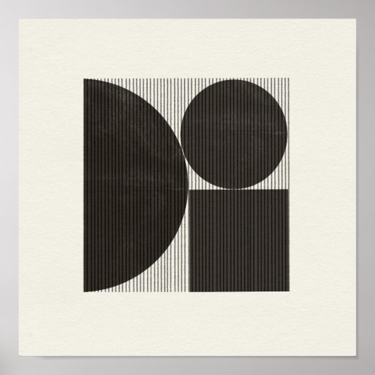 Minimalistisch object 02-Poster Poster (Voorkant)