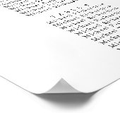 Minimalistisch Olijfblad Bruiloft 12 Tafel Zitplaa Poster (Hoek)