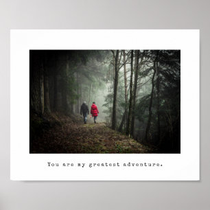 Minimalistisch onderschrift voor foto's en schrijf poster