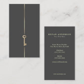 Minimalistisch onroerend goed visitekaartje (Voorkant / Achterkant)