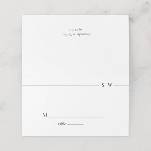 Minimalistisch ontwerp | Elegante en moderne bruil (Buitenkant ongevouwen)