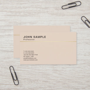 Minimalistisch ontwerp Elegante kleur Creatief Visitekaartje